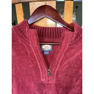 MENS XL  TOMMY BAHAMA 1/3 ZIP SWEATER EXCELLENT CONDITION